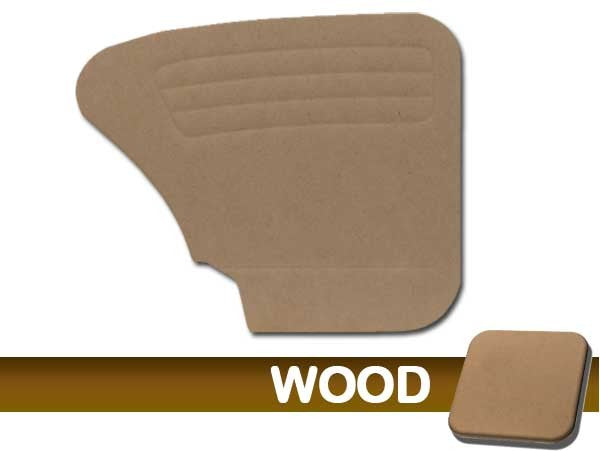 Door Panels - Wood Only, Rears Only