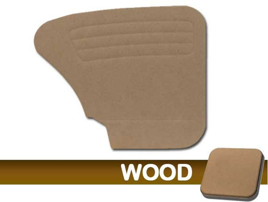 Door Panels - Wood Only, Rears Only