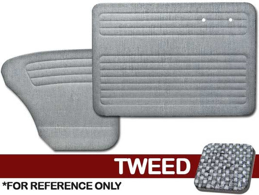 VW Bug 1956-1964 Sedan Door Panel Set w/o Pockets - Tweed