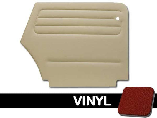 Super Beetle 73-79 Convertible Rear Only Panel Set - Smooth Vinyl
