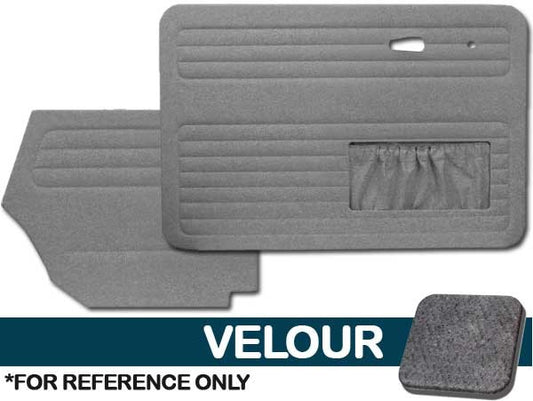 VW Fronts & Rear Door Panels, w/ Pockets ( Velour ) 1956-1964 VW Bug Convertible
