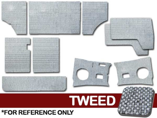 Door Panels Complete 10pc. Kit - Tweed