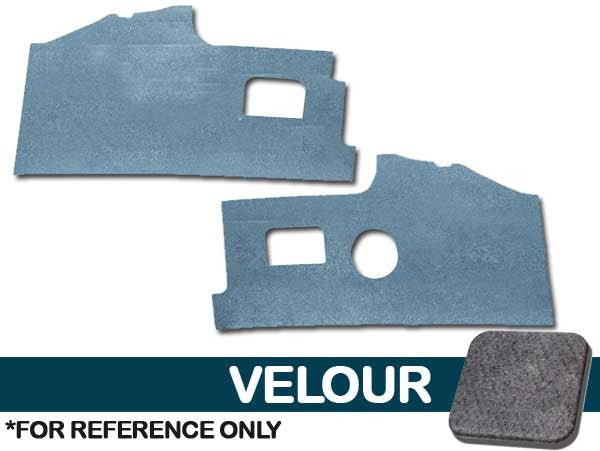 Front Kick Panels - Velour