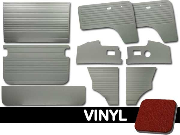 Door Panels Complete, 9pc. - Vinyl