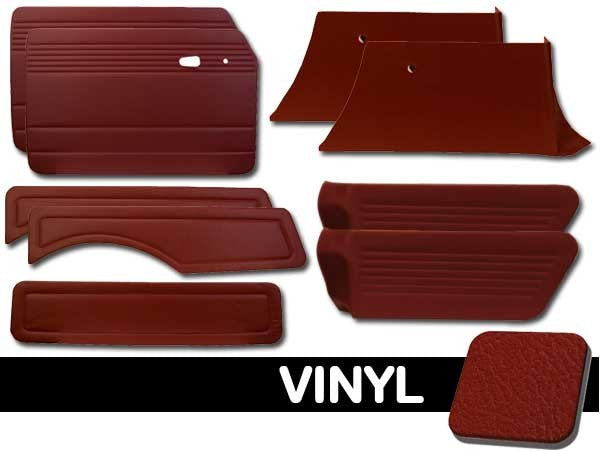 68-74 Squareback Type 3 Full Panels Set, W/O Pockets, 9pc. - Smooth Vinyl