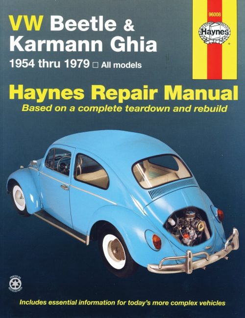 Haynes Repair Manual Beetle / Ghia / Super Beetle, 54-79