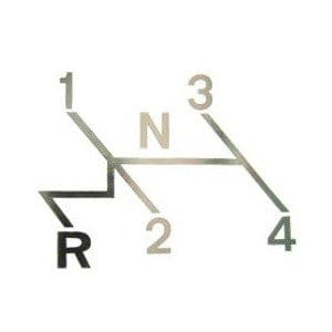 Sticker, Shift Pattern For Ashtray
