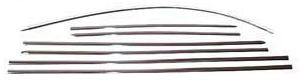 Bug 63-66 Molding Set OE 7pc Aluminum