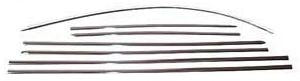 VW Super Beetle 1973-1979 Stainless Steel Body Molding Kit 7Pcs.