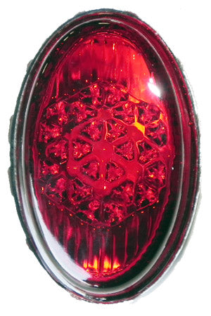 Bug 56-61 Taillight Lens & Reflector Left or Right "Snowflake"