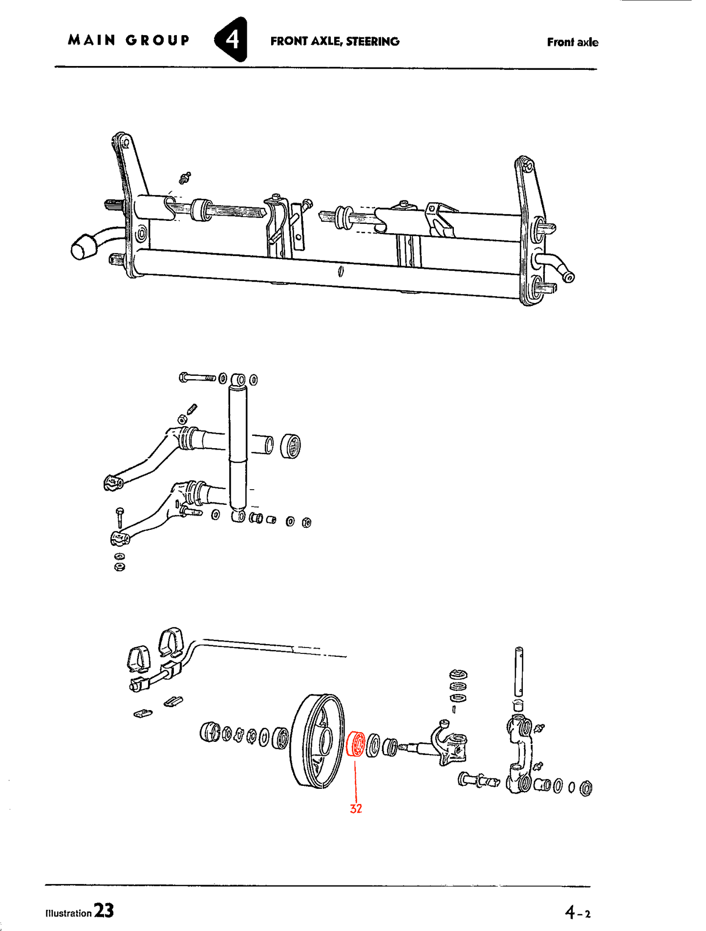 T1 50-65 Front Inner Wheel Bearing