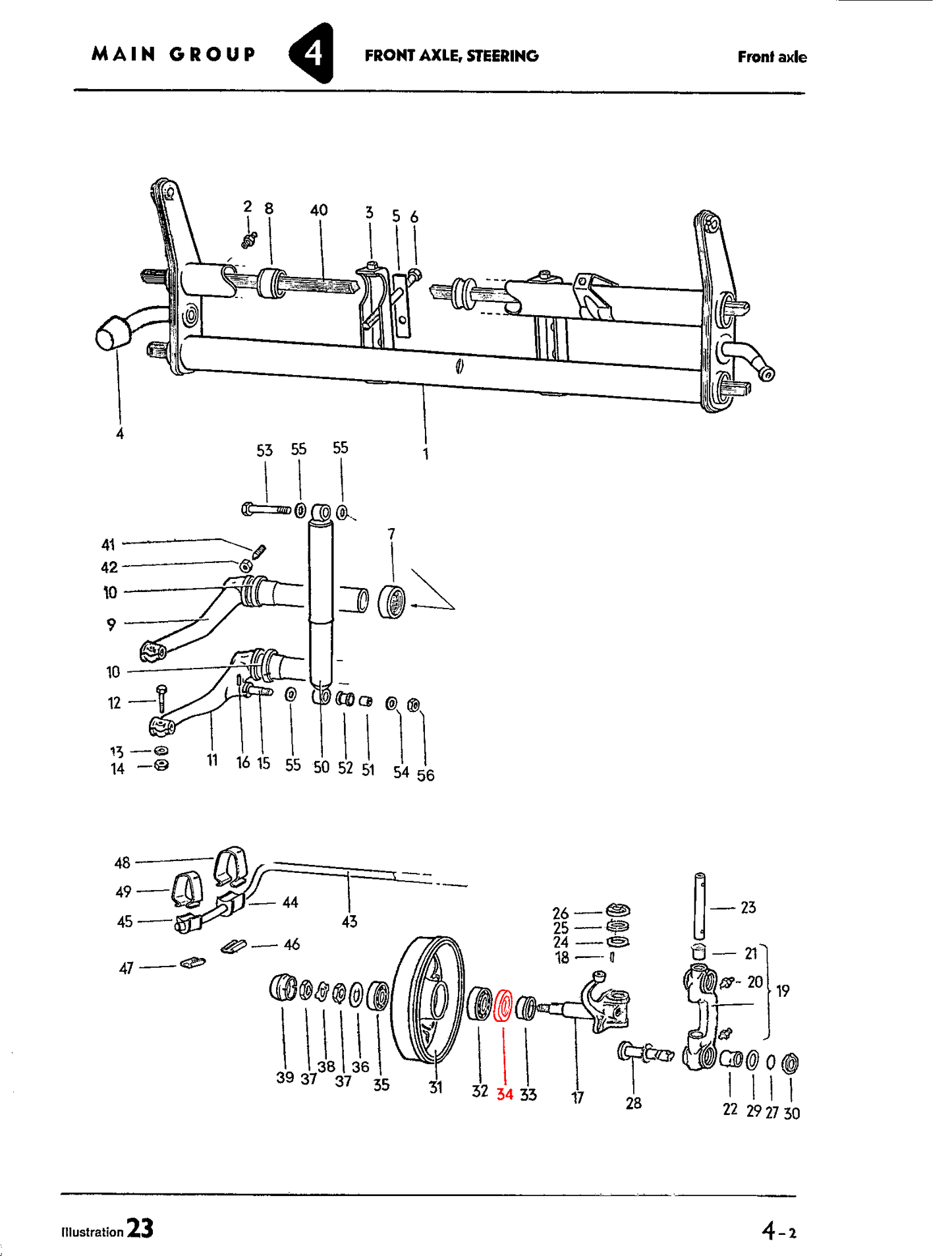 T1 46-65 Front Drum Oil Seal