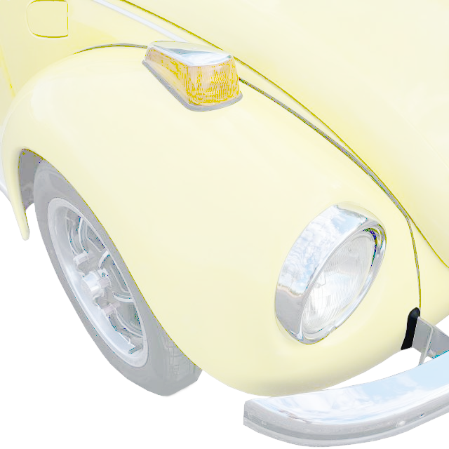 Super Beetle 71-73, Front Bumper Bracket Grommet