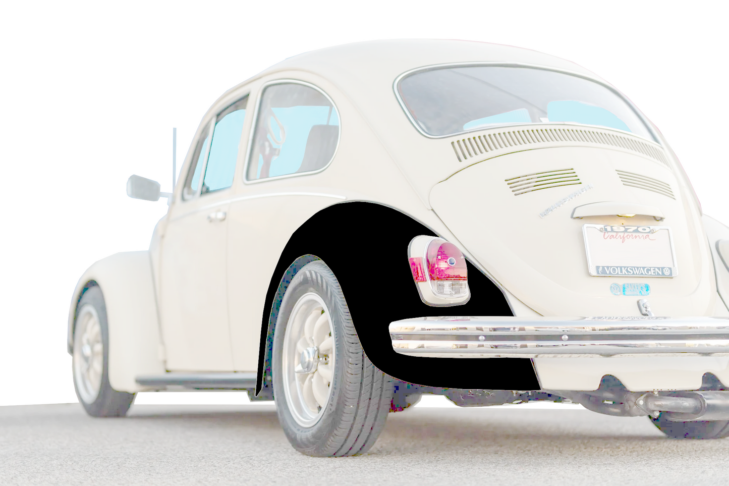 111-821-305L VW Bug & Super Beetle Left Rear Fender - 1968-1972