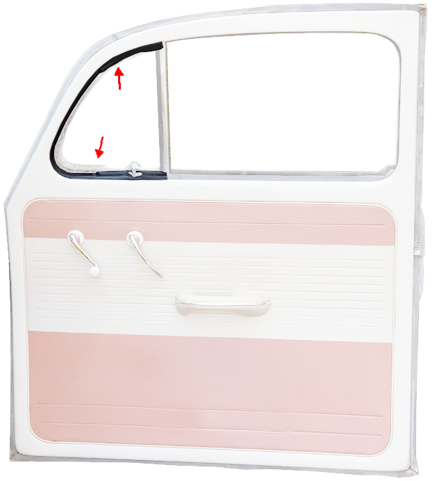 Bug 52-64 Vent Wing Seal Right (Passenger)