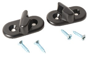 Bug 68-79 Rear Seat Locking Catch Pair w/ Hardware