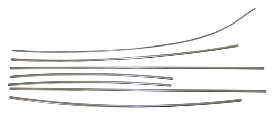 Body Molding Kit, Super Beetle 73-79 7pc Stainless Steel