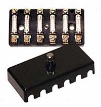 6 POLE FUSE BOX, T1 ^53 T2 ^60