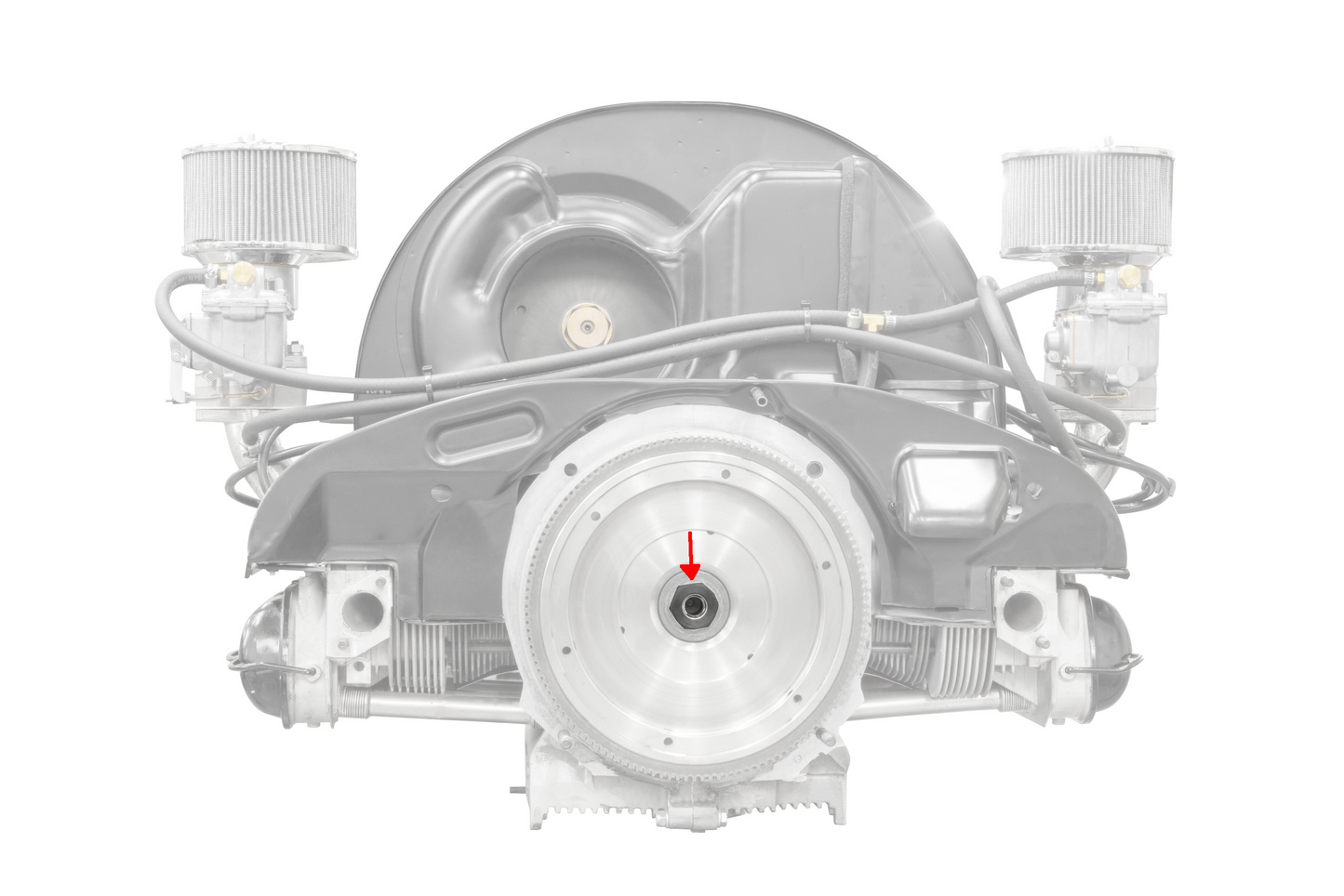 12-1600cc Stock Flywheel Gland Nut