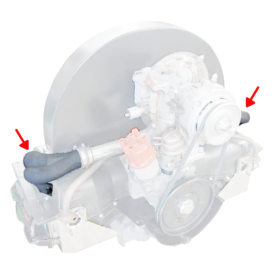 Stock-Style Dual Port End Casting Kit, 13-1600cc
