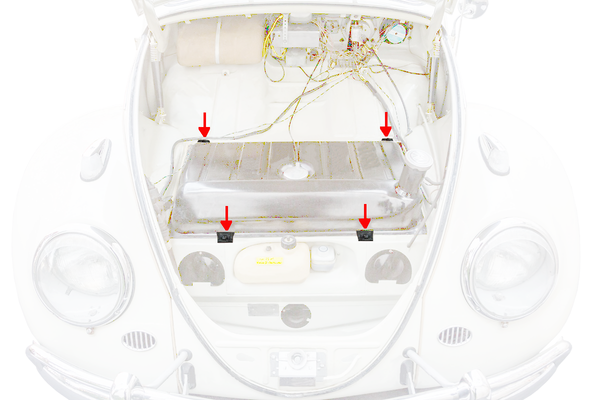 Fuel Tank Retainer (Hold Down) Square Each