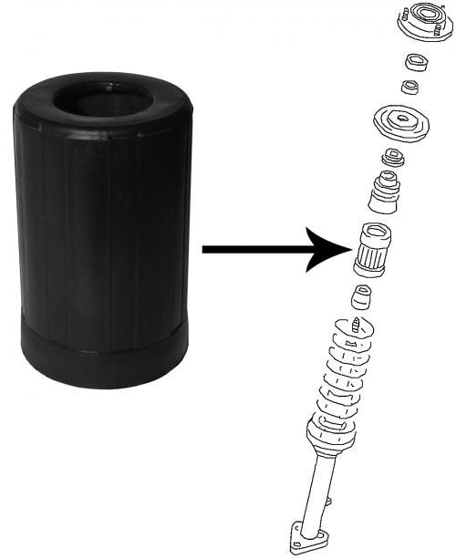 SB 71-79 Strut Shaft Dust Boot Each