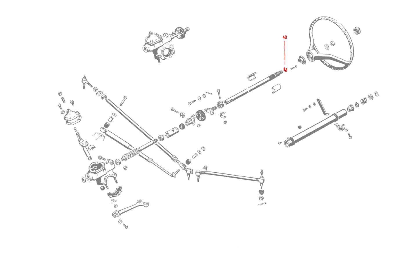 CLIP, STEERING BEARING LOCK