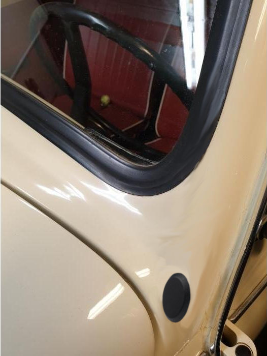 Bug 68-79 Antenna Hole Plug/ Delete (Plastic)