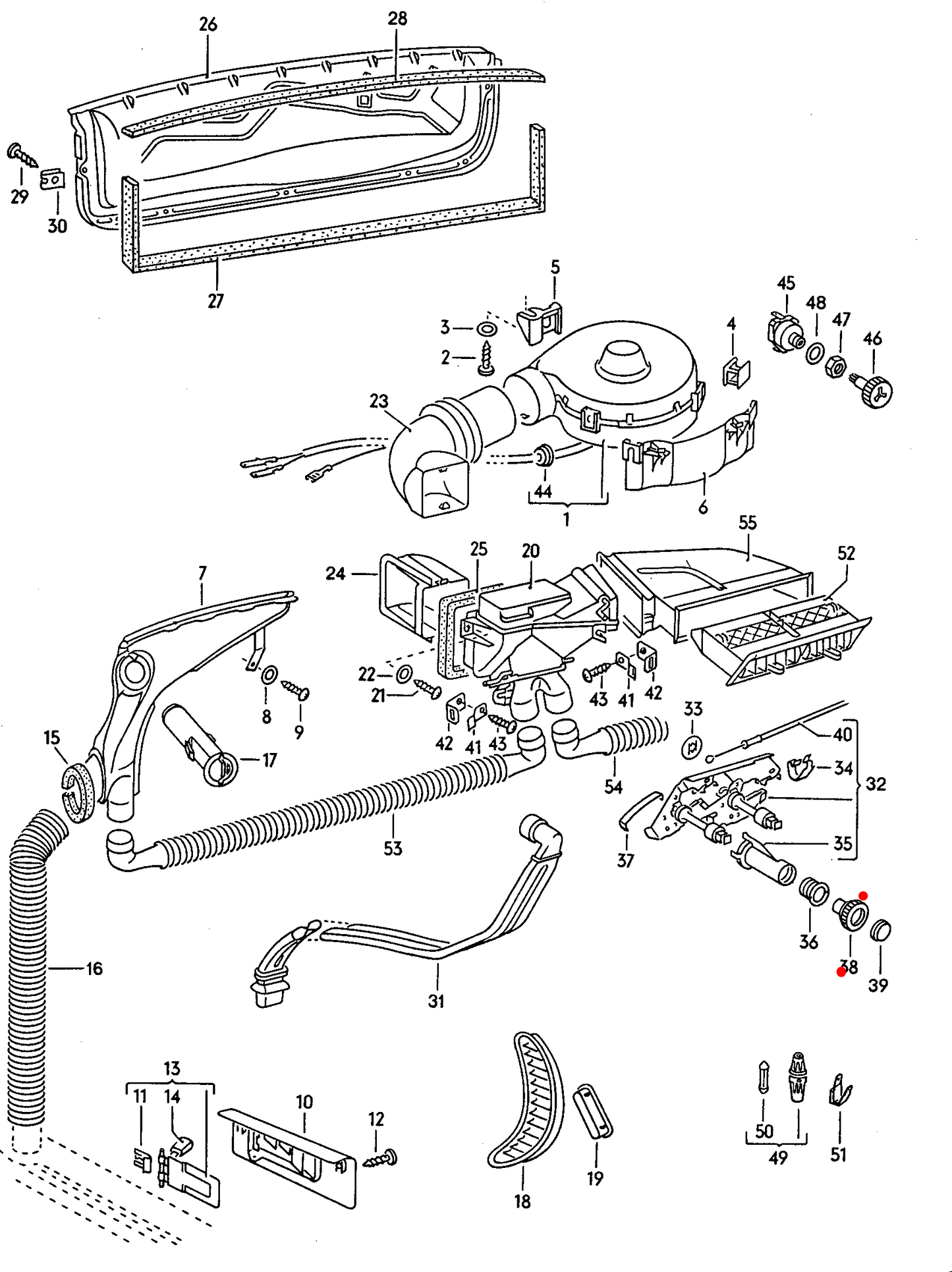 SB 73-79, T3 71-73 Fresh Air Knob