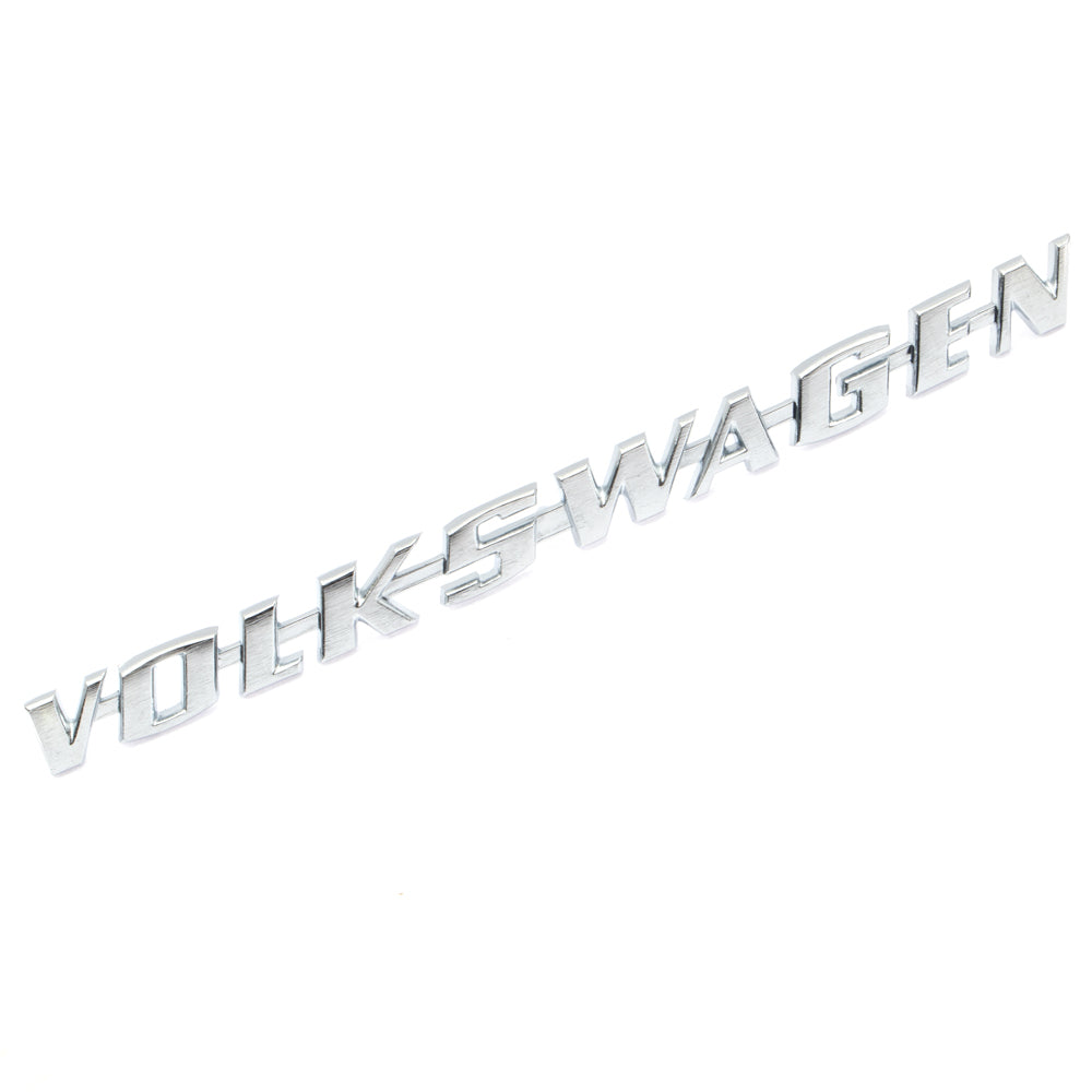 67-74 Bug, Ghia, SB & T3, Volkswagen Decklid Script Emblem