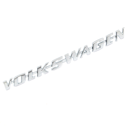 67-74 Bug, Ghia, SB & T3, Volkswagen Decklid Script Emblem