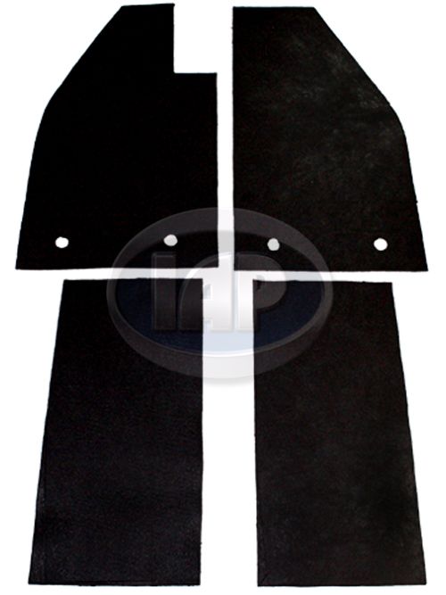 Bug 46-72, Floor Pan Sound/Heat Insulation  Tarboard (4) HD