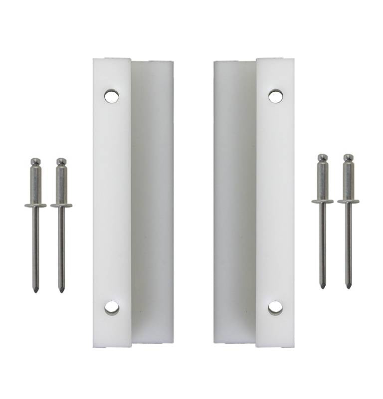 Bug 56-63, Bus 55-67 Ragtop Guides Nylon w/ Rivets