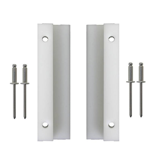 Bug 56-63, Bus 55-67 Ragtop Guides Nylon w/ Rivets