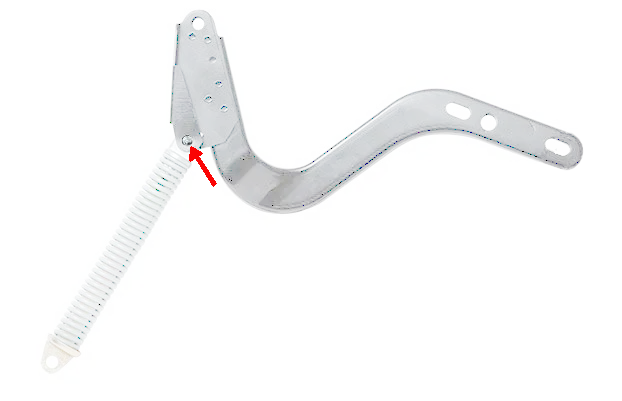 61-79 Bug, Super Beetle Pin for Hood Hinge to Spring