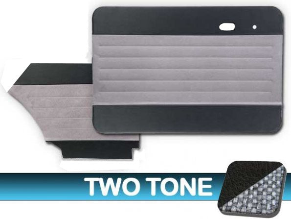 Two-Tone Horizontal Panels No Pockets