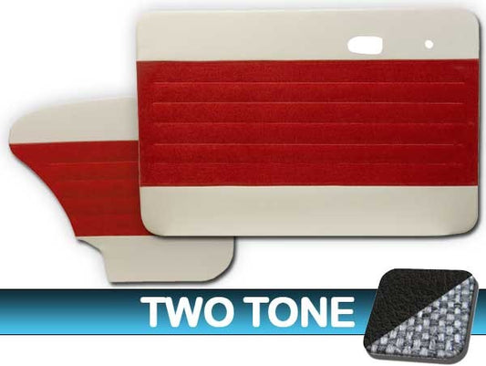 Two-Tone Horizontal Panels No Pockets