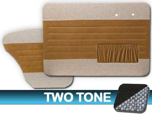 Two-Tone Horizontal Panels w/ Pockets