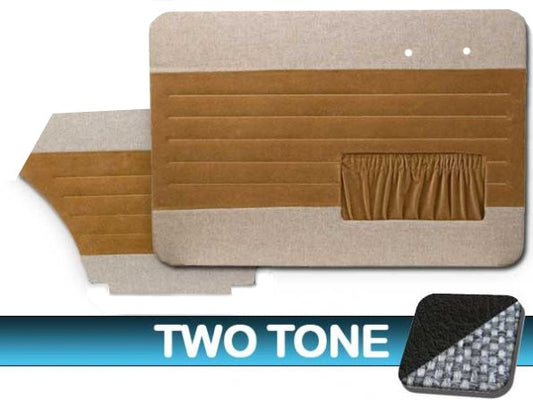 Two-Tone Horizontal Panels w/ Pockets