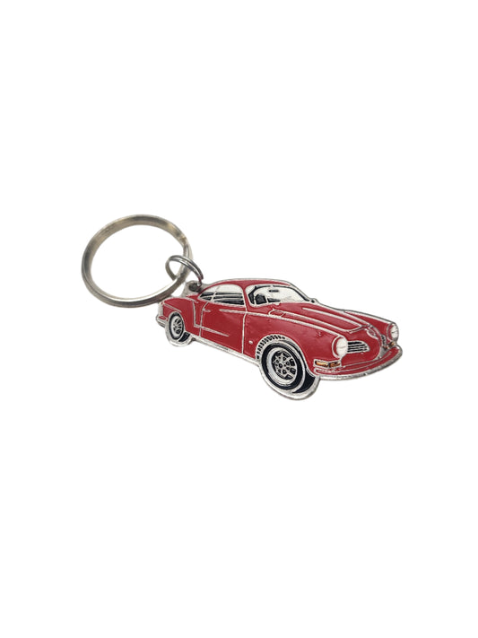 Karmann Ghia Car Key Chain, Red