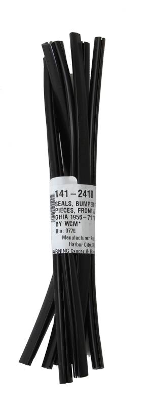 KG 56-71 Bumper Guard Seals 8pc Front & Rear