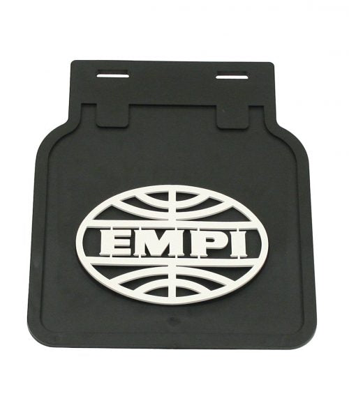 Mud Flaps, Black with White Logo, Type 1, Pair