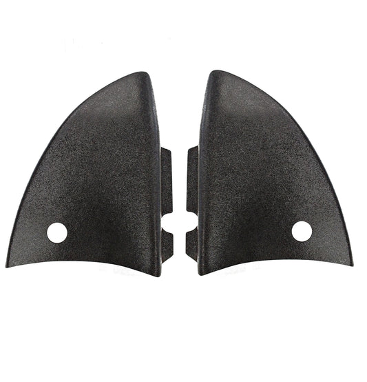 Bug 65-67 Convertible Hinge Covers Black Pair
