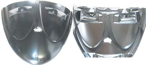 Deck Lid “W”, Conv. Rear ’56-’57, With Drain Tray