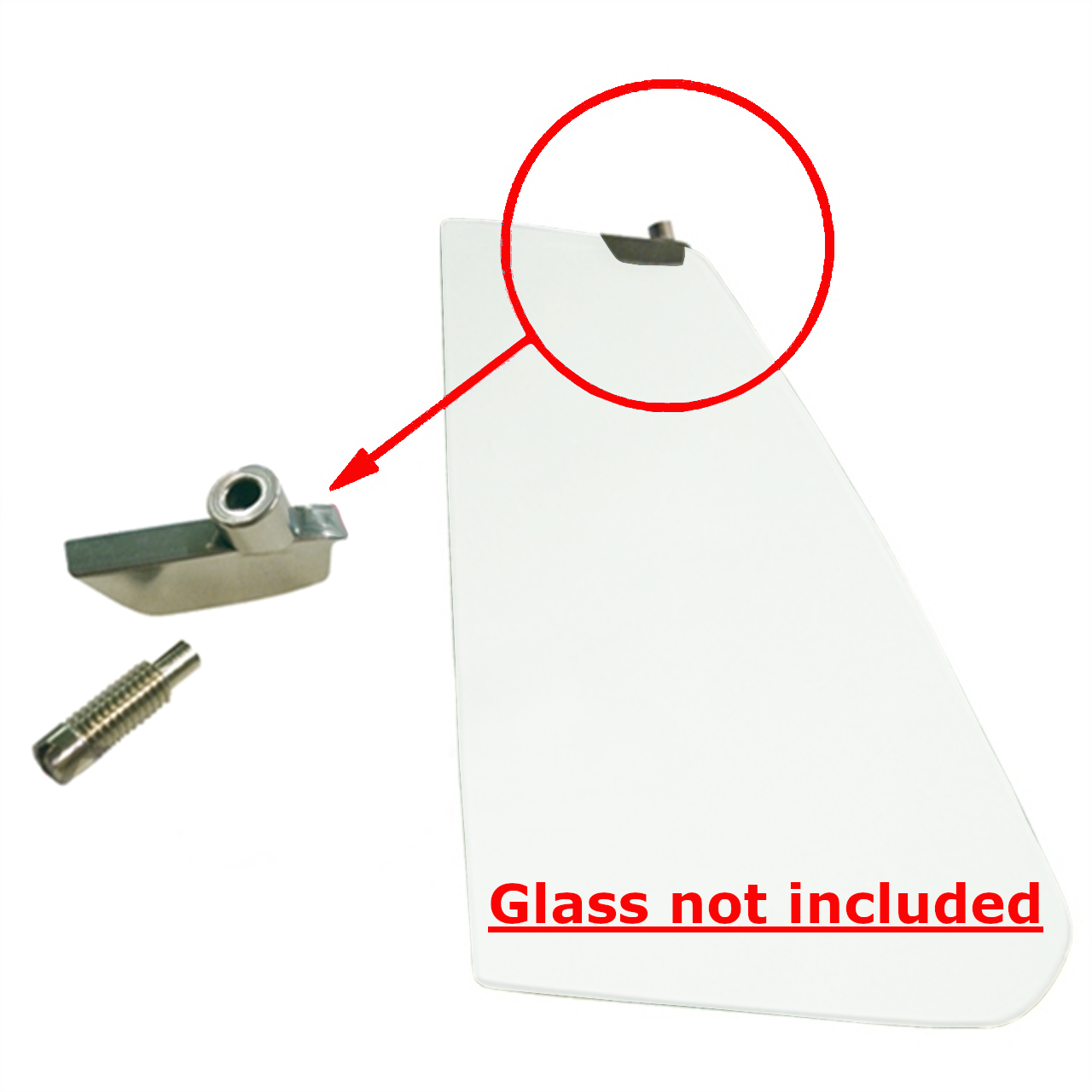 Super Beetle 73-79 Convertible Vent Wing Hinge/ Pivot Pair
