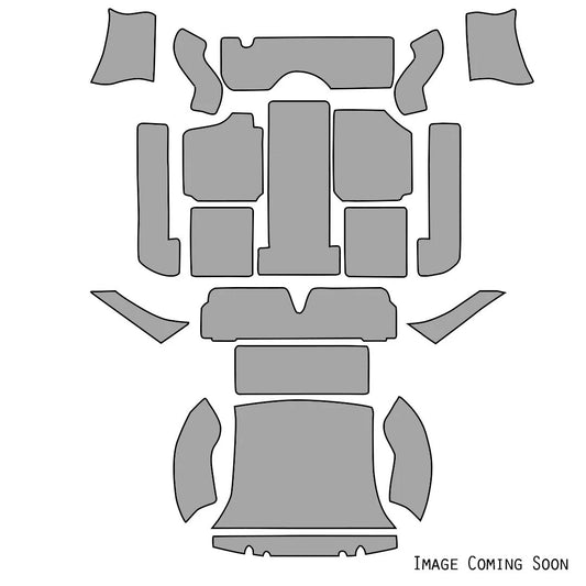 1969-74 Ghia Sedan, Carpet Kit, 20 pc, W/O Footrest Premium Loop