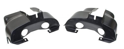 Off-Road Dual Port Cylinder Shrouds, Black, Pair