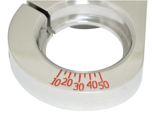 Billet Distributor Clamp with Ignition Timing Marks, Polished