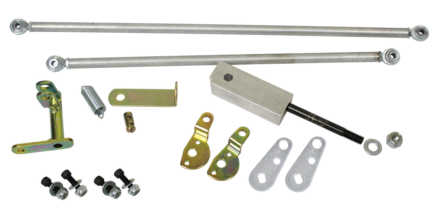 Universal Twist Style Dual Carburetor Linkage, Type 1 1300-1600