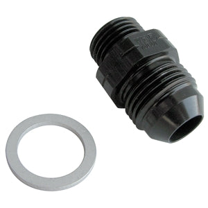 M16 x 1.50 to -8 AN Flare w/Crush Washer - Alum